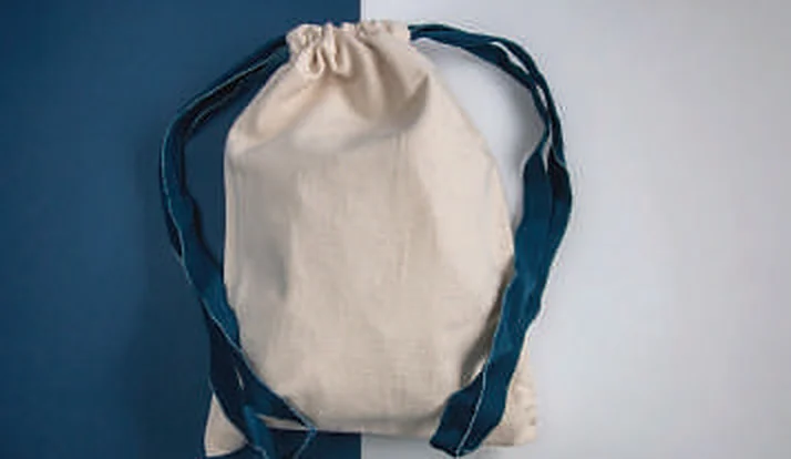 Organic cotton dust bag
