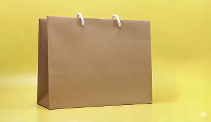 Kraft paper carrier bag